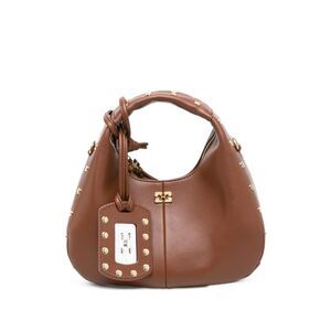 Ganni Brown Tote Bags Women
